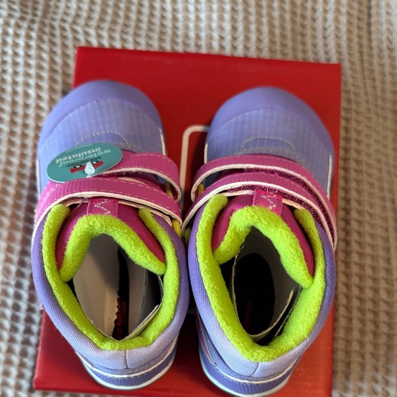 Brand new See Kai Run Snow Purple and Green Kids Boots - Picture 3 of 7